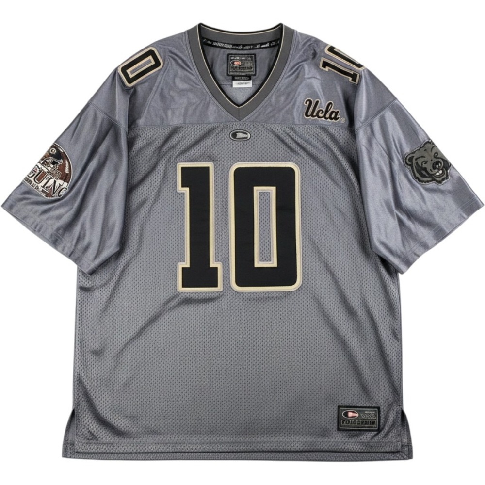 Colosseum UCLA Bruins Football Jersey Mens XL Gray Mesh #10 Embroidered Vintage